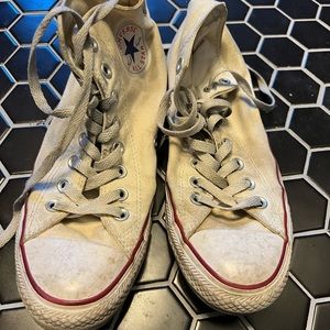 White high top converse